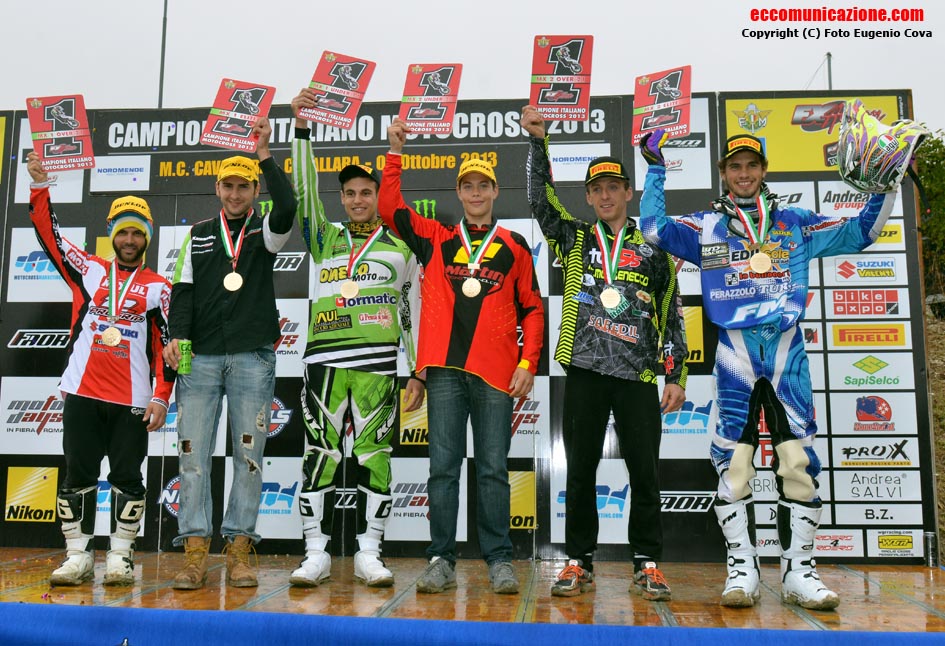 Ecco i campioni italiani MX1/MX2 2013!