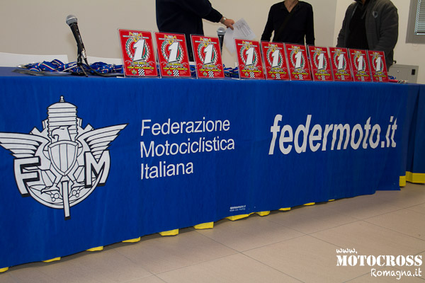 Il tavolo delle premiazioni Fmi a Modena