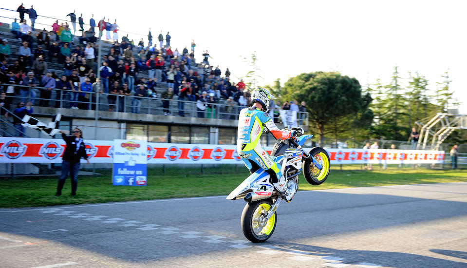 primo round della Supermoto 2014 a Pomposa