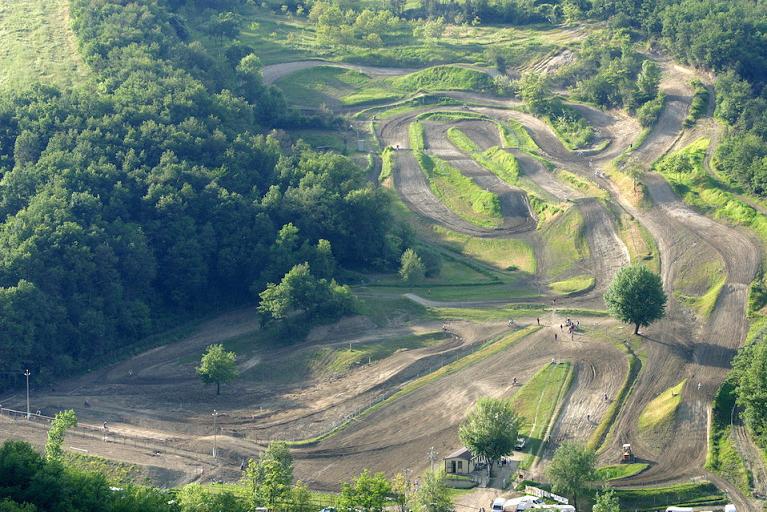 una panoramica della pista di "Veggia" a Castellarano