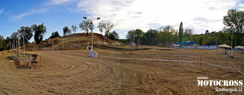 Panoramica dalla parte finale della pista