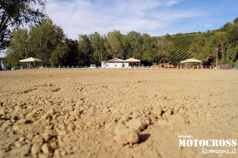 la zona di partenza ancora spoglia delle strutture di Youthstream