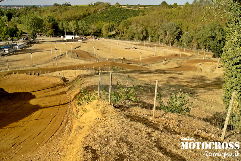 un'altra panoramica dall'alto della pista