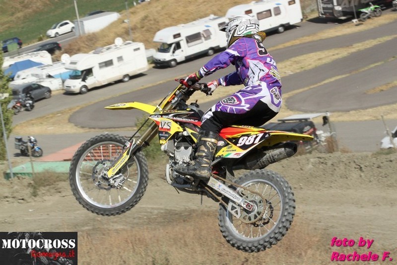 Il neo-Campione regionale MX2 Gianluca Faccioli